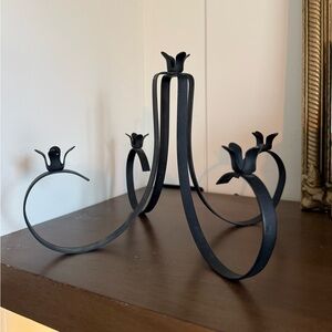 Lenox Black Metal Candelabra